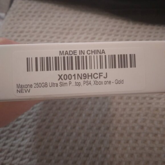 Mazxone External Hard Drive 250GB - Picture 8 of 8